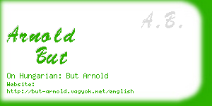 arnold but business card